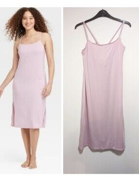 Auden | Cloud Knit Nightgown With Shelf Bra In Pink